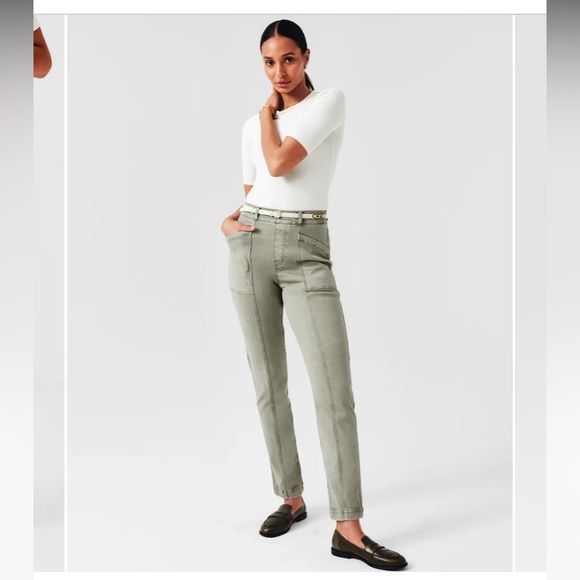 Spanx Straight Leg Stretch Twill Pant in Size XL tall- nwt - Picture 2 of 11